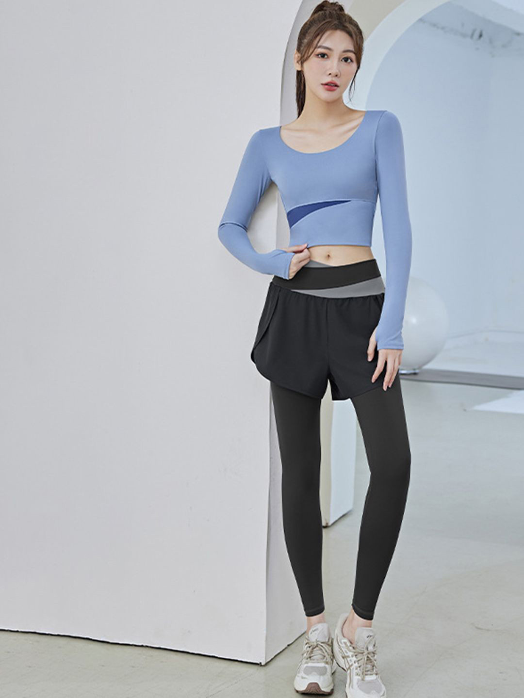 

StyleCast Women High Rise Slim Fit Tracksuit, Blue
