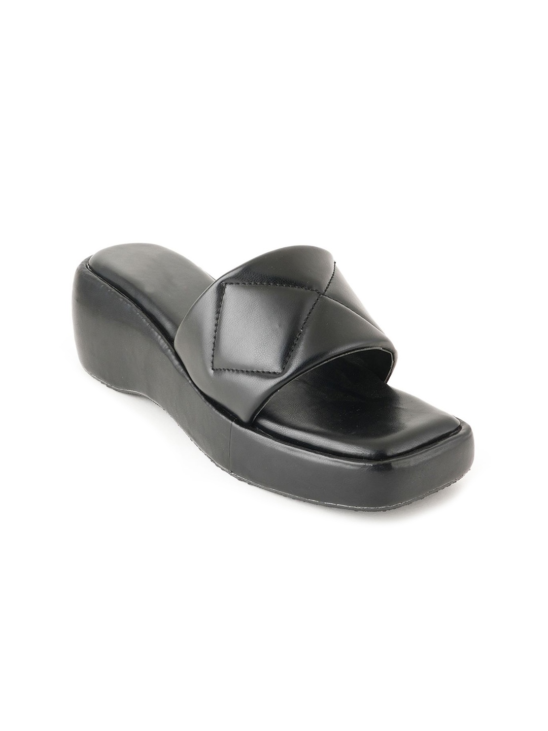 

The Cozy Queen Women Platform Heels Sandals, Black