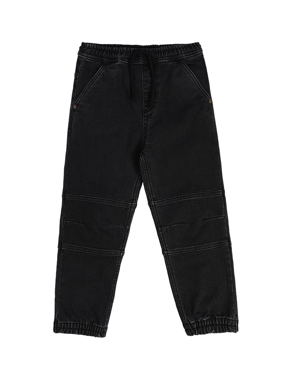 

MINI KLUB Boys Mid-Rise Regular Fit Jeans, Black