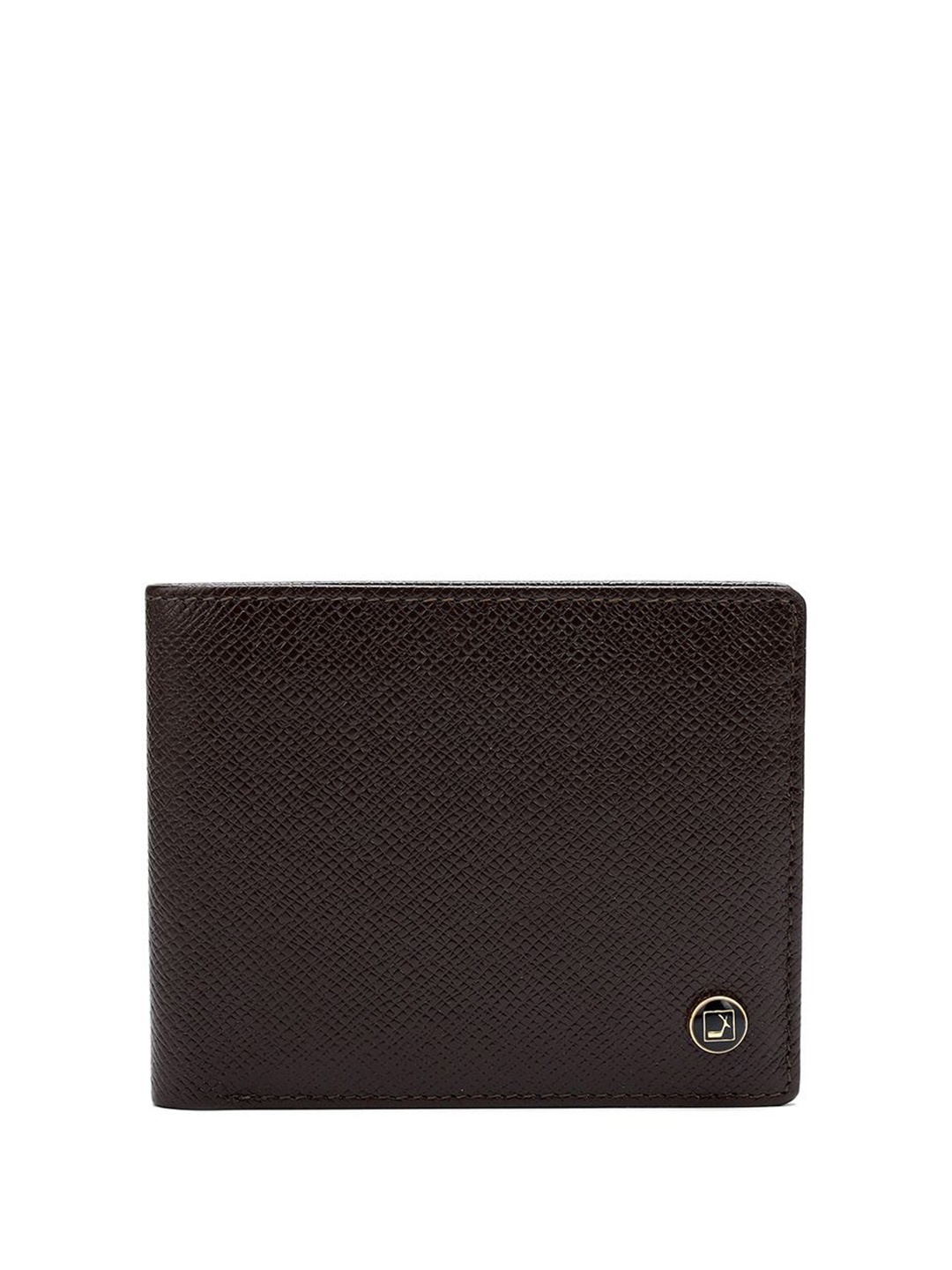 

Da Milano Men Solid Leather Two Fold Wallet, Brown