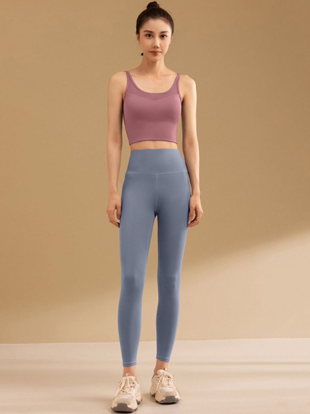 

StyleCast Crop Top & Tights Tracksuit, Mauve