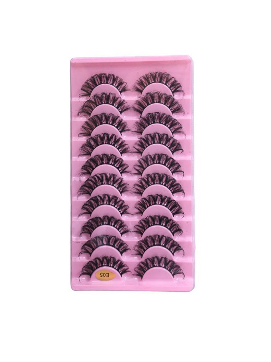 

Makeup By Siti Set of 10 LushLash 3D Natural False Eyelashes - Black
