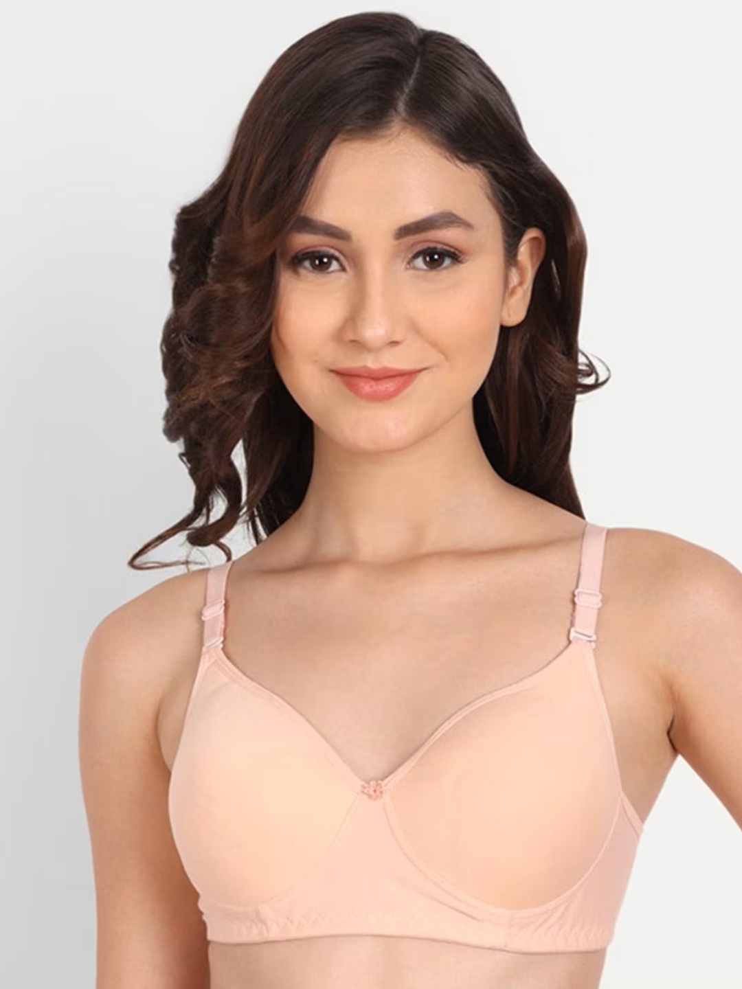 

Designer Bugs Bra Medium Coverage Lightly Padded, Peach