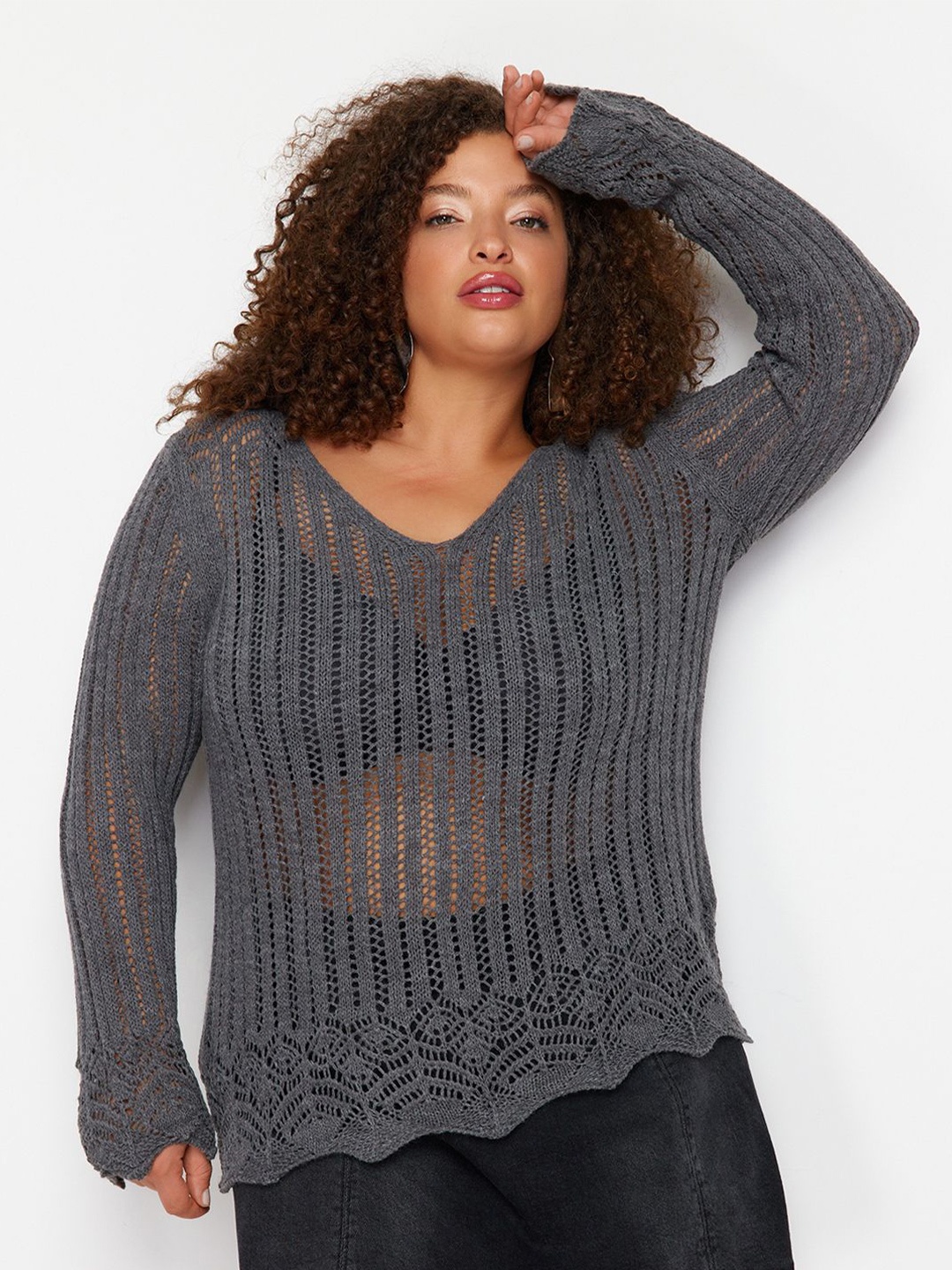 

Trendyol Women Pullover, Grey
