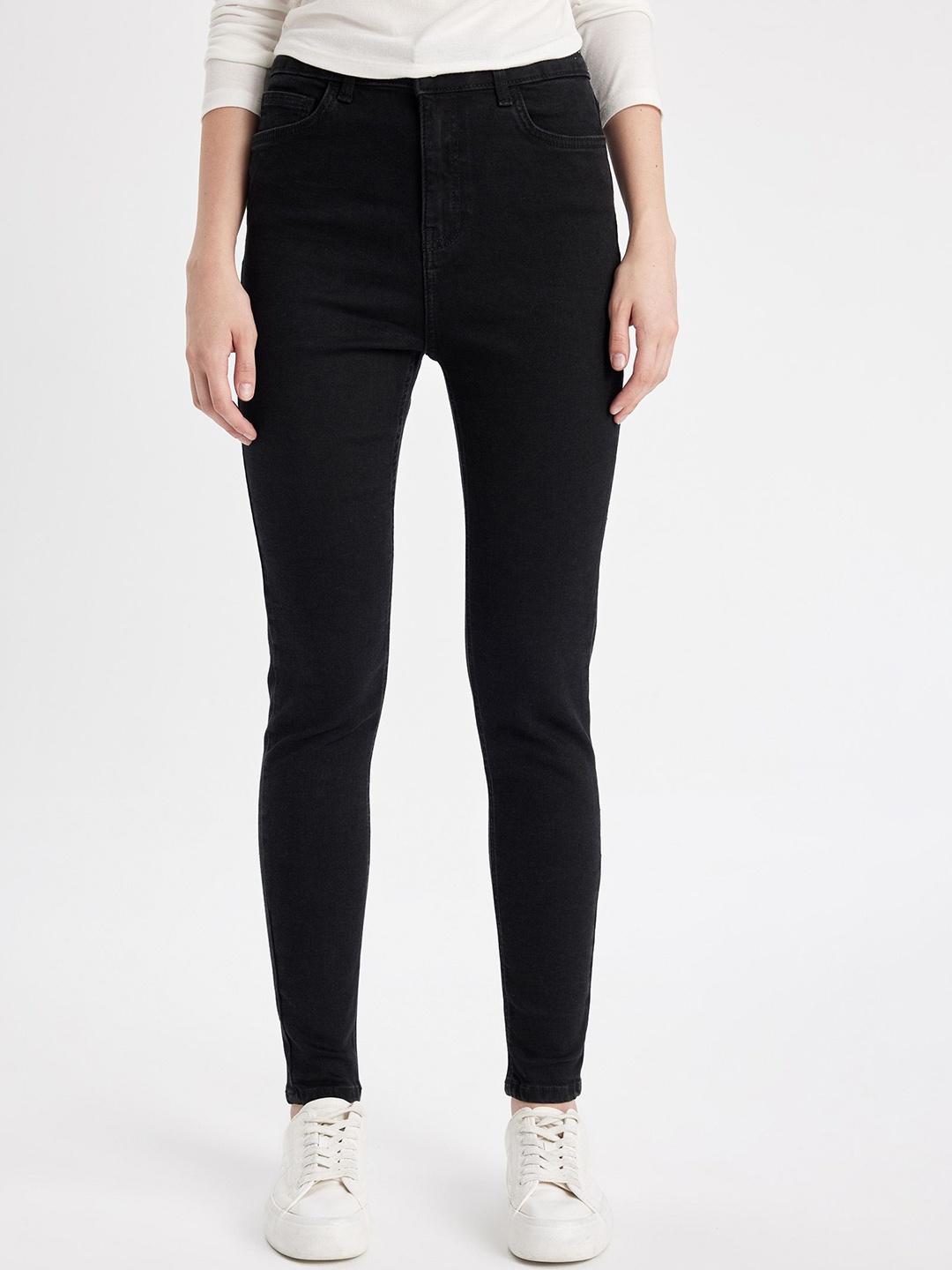 

DeFacto Women Solid Cotton Trousers, Na