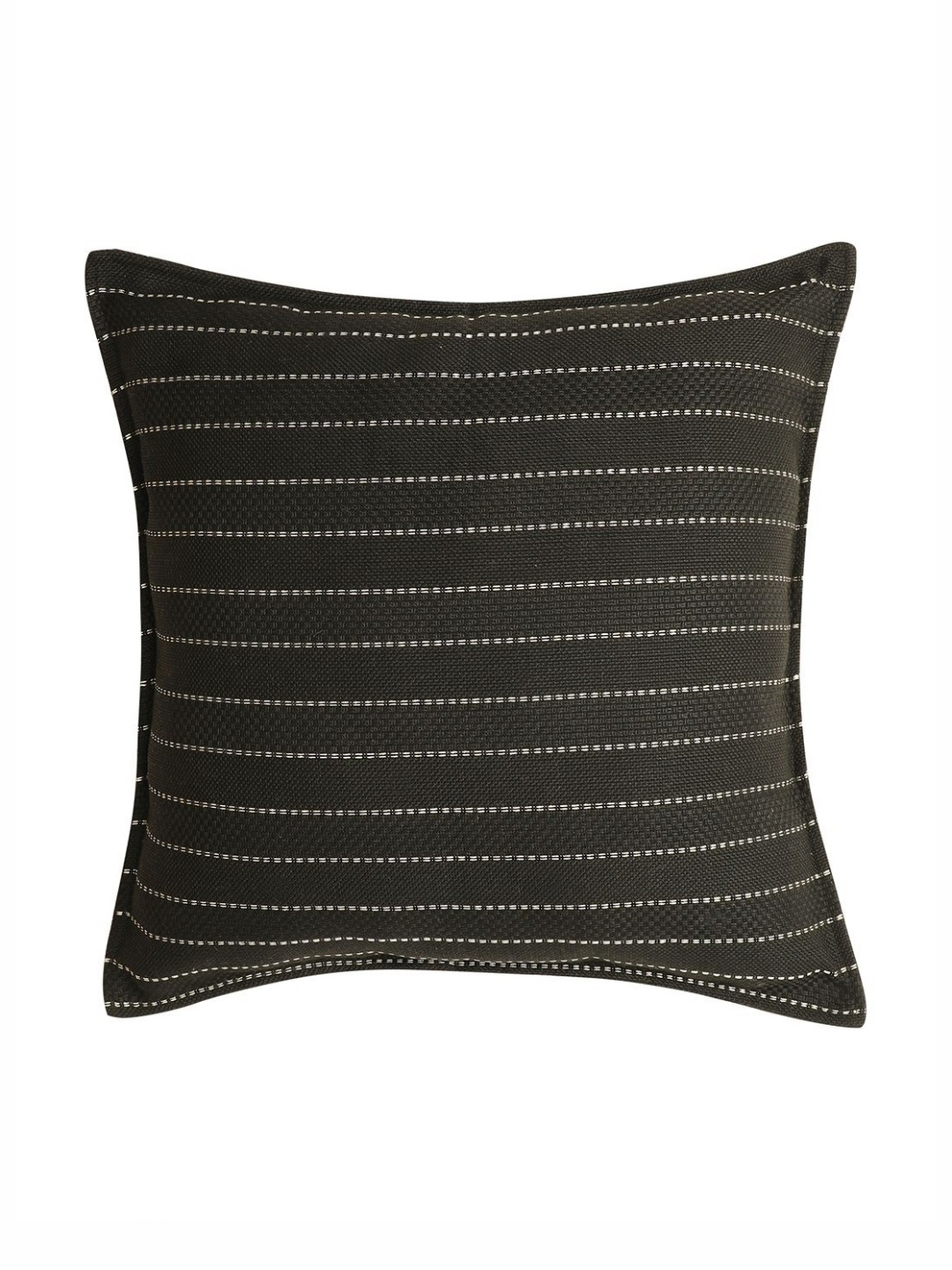 

THE CONVERSION Black & White 2 Pieces Striped Square Cushion Covers