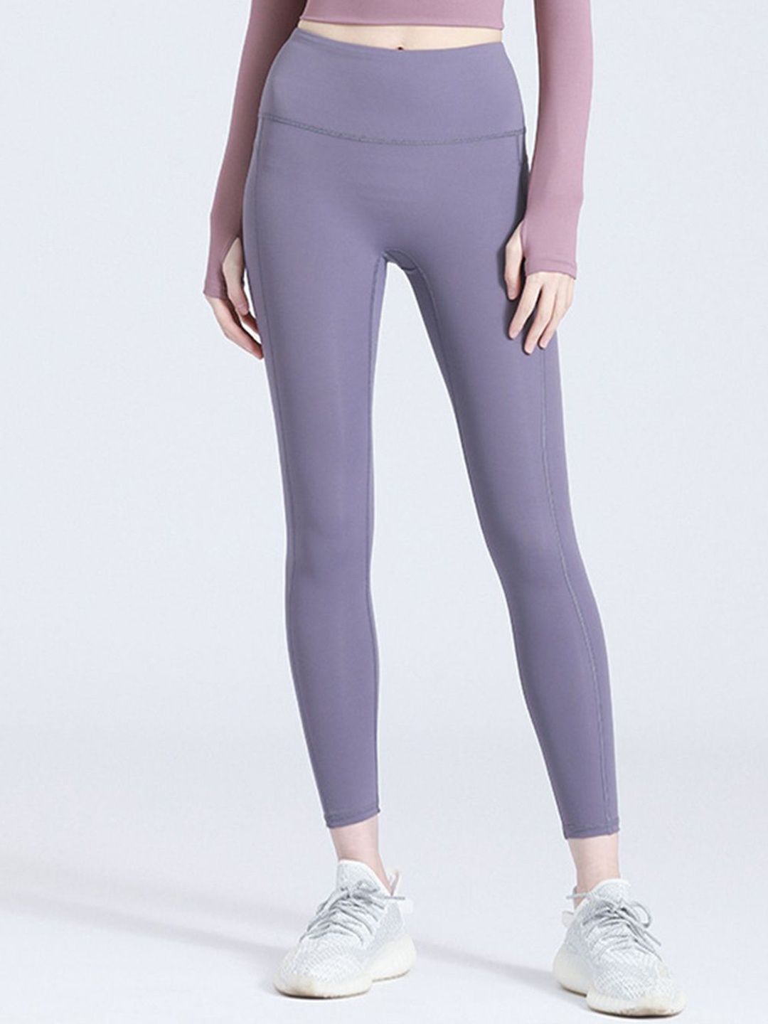 

StyleCast Women Ankle-Length Yoga Tights, Purple