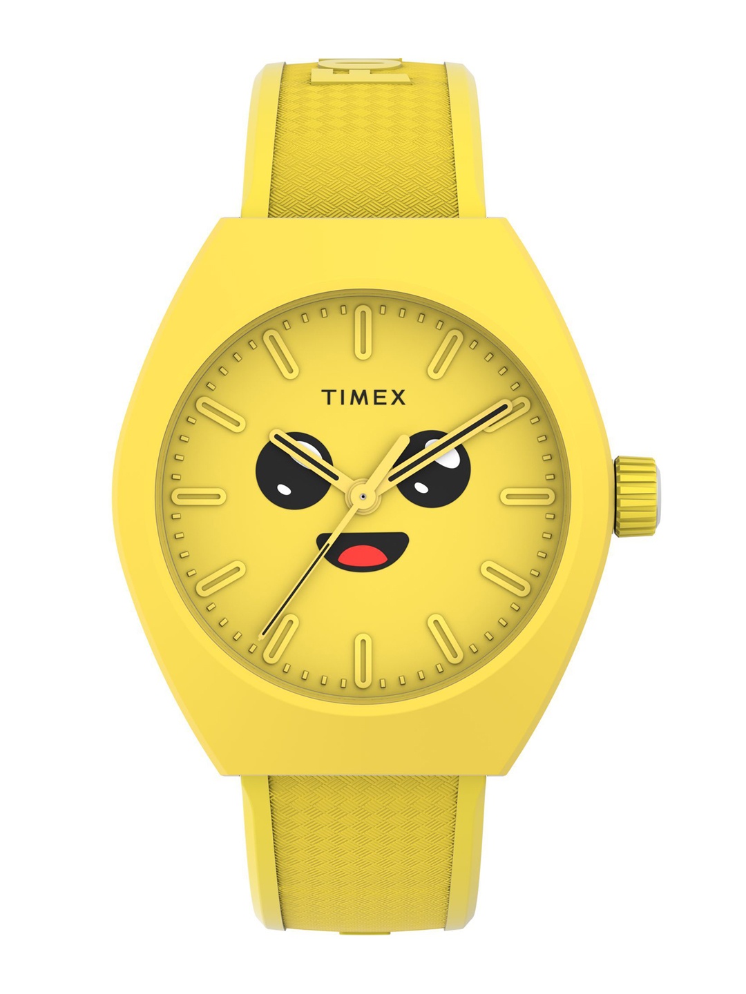 

Timex Men Printed Dial & Bracelet Style Straps Analogue Watch TW2W96700X6, Yellow