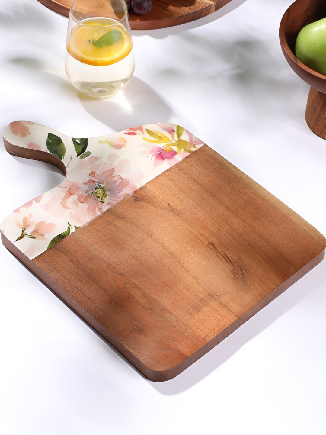 

SANSKRUTIHOMES Brown Wooden Chopping Board