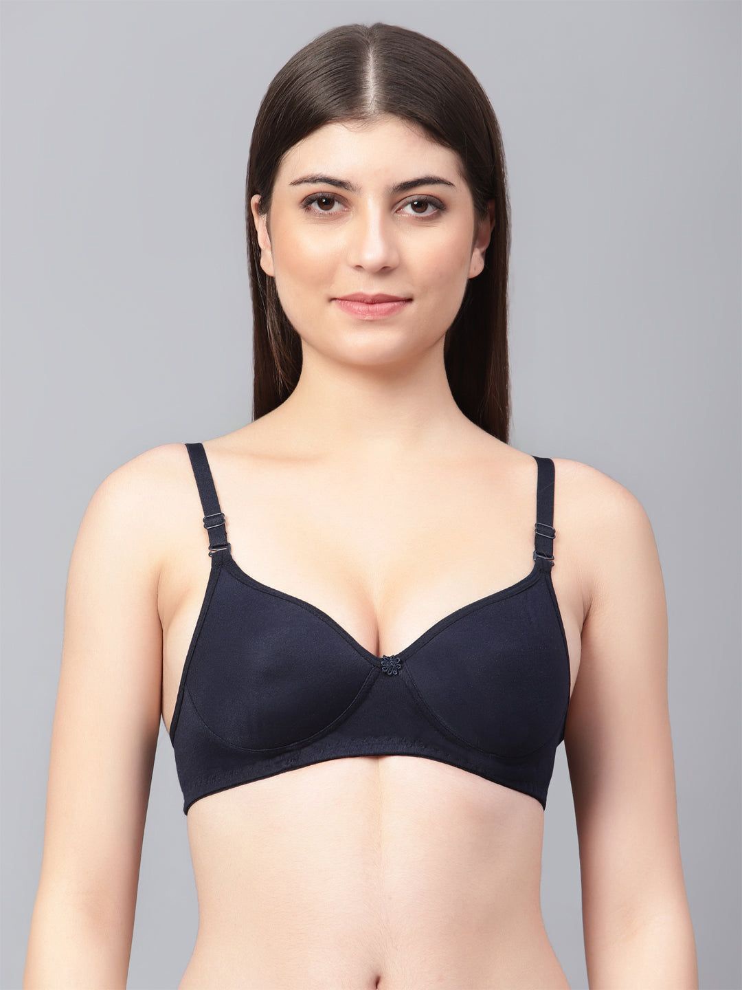 

Designer Bugs Bra Medium Coverage Lightly Padded, Navy blue
