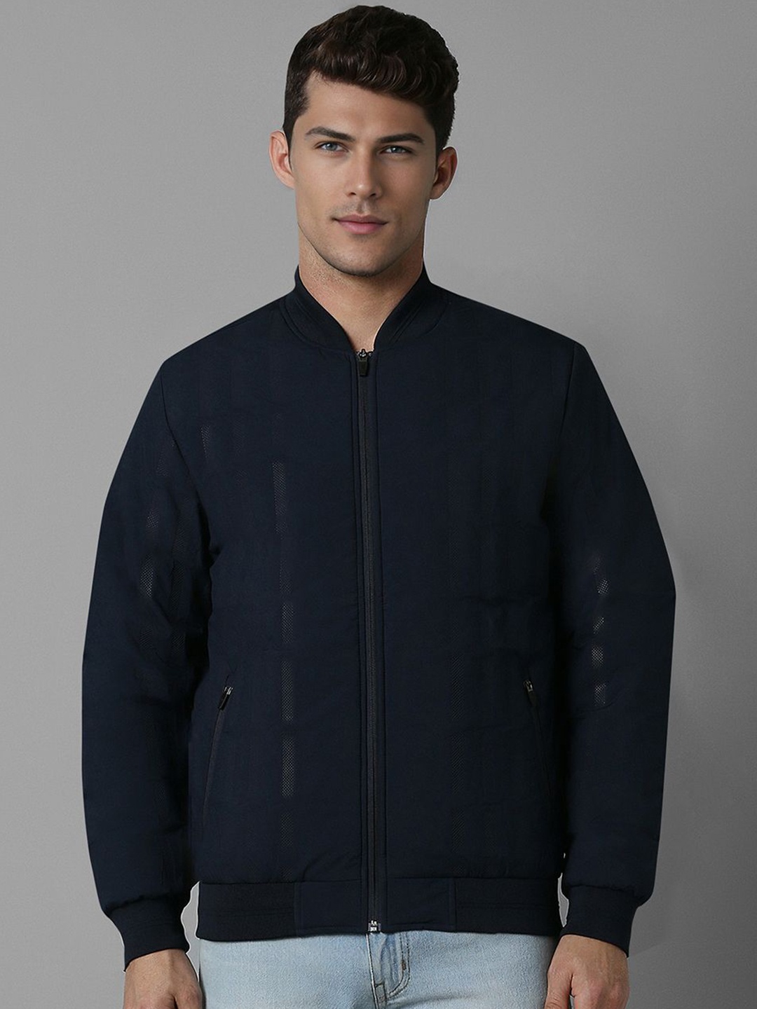 

Louis Philippe Sport Men Bomber Jacket, Navy blue