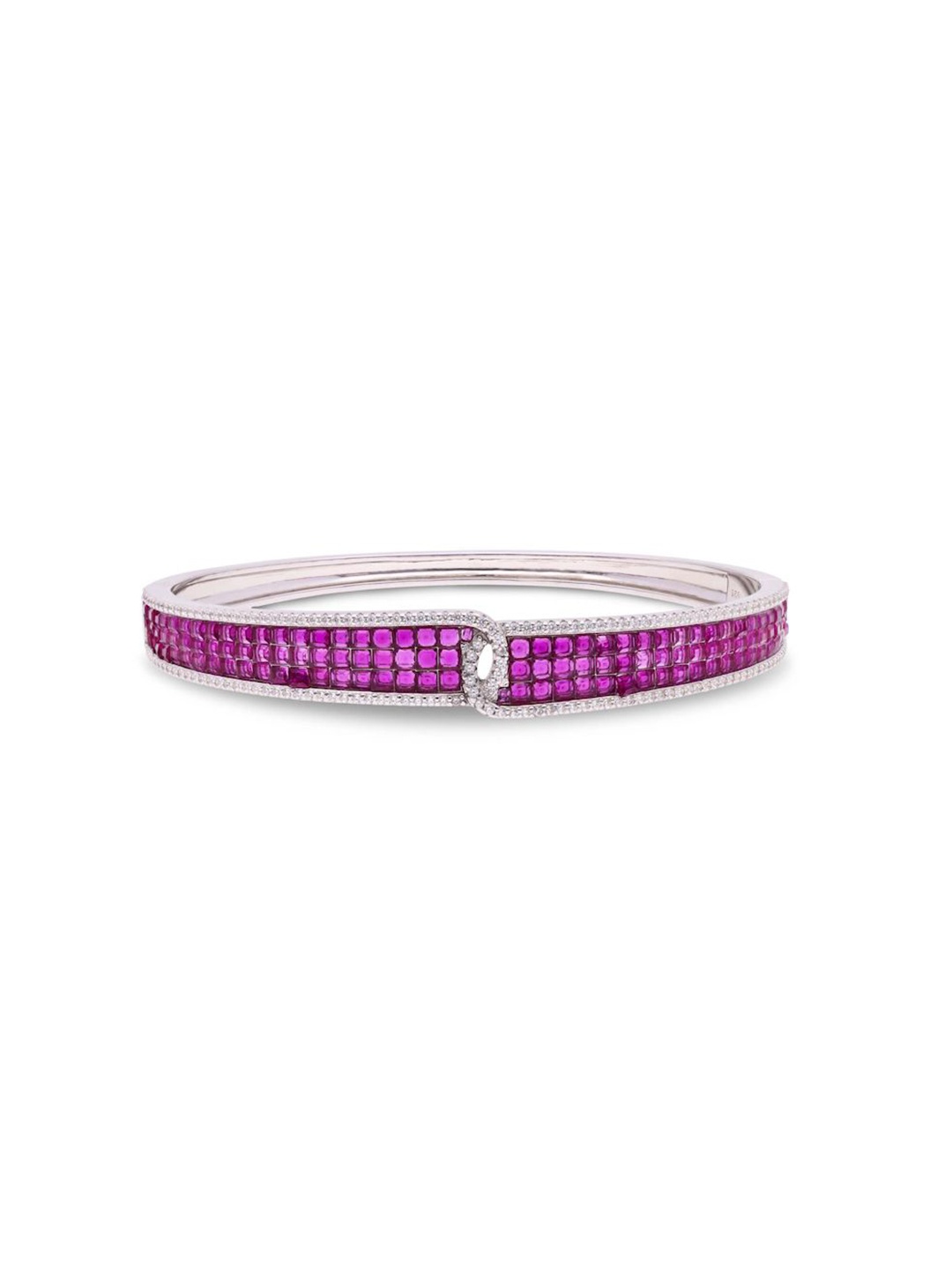 

MISS JO Ethereal Woodland 92.5 Sterling Silver Rhodium-Plated Wraparound Bracelet
