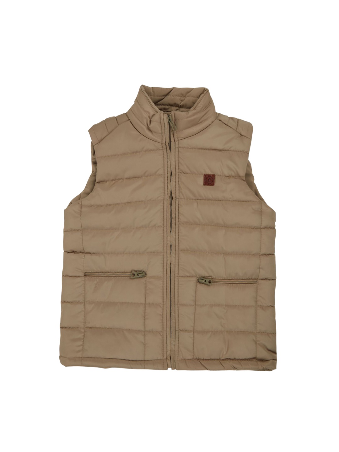 

Gini and Jony Boys Puffer Sleeveless Jacket, Brown