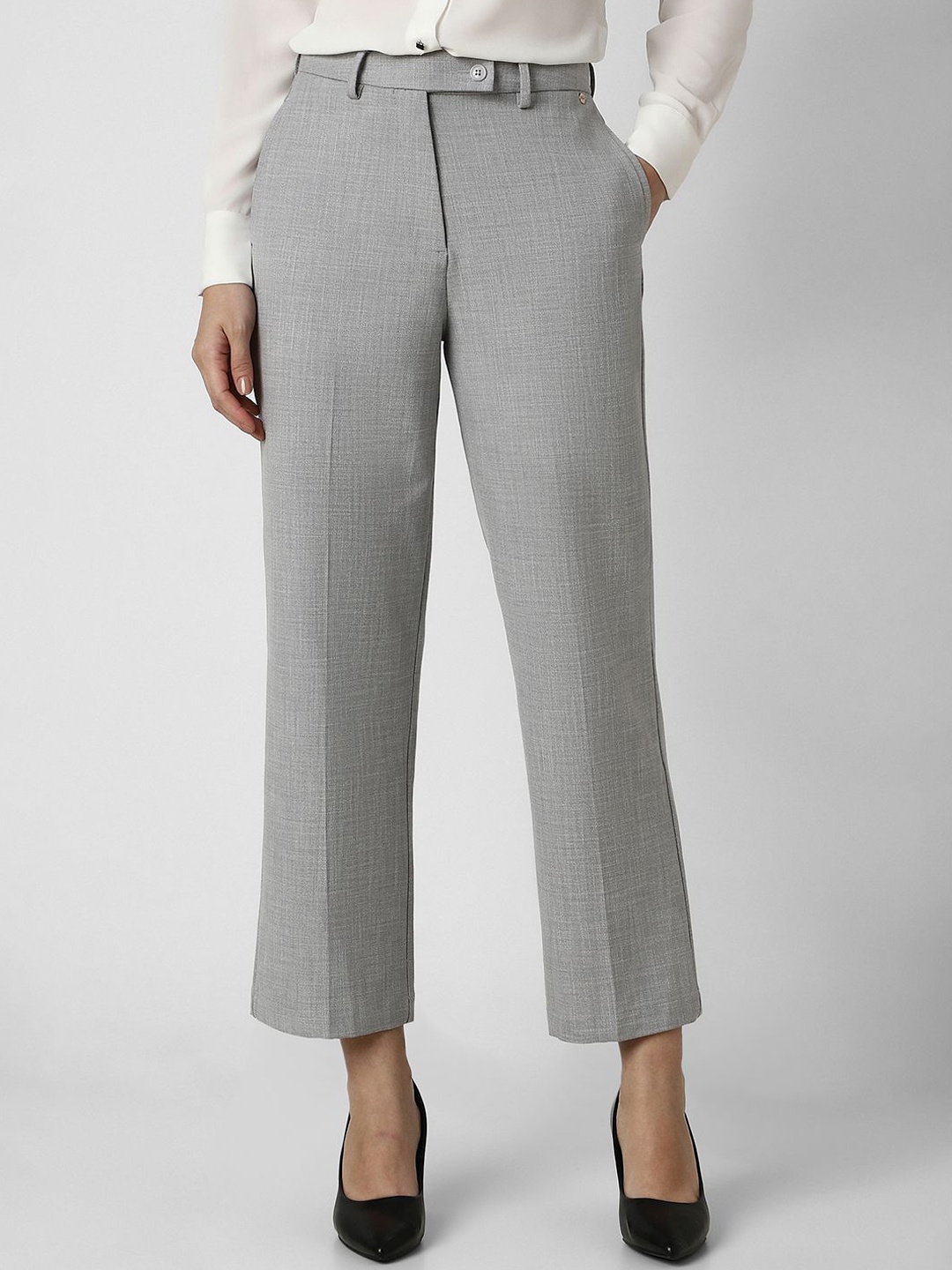 

Van Heusen Women Trousers, Grey