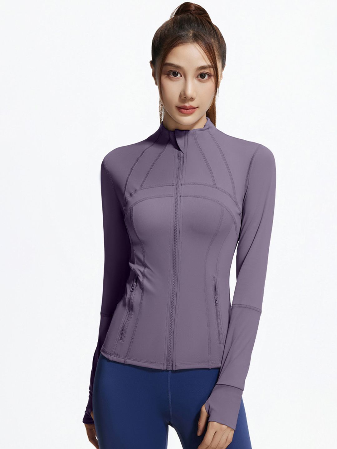 

StyleCast Women Lightweight Yoga Sporty Jacket, Purple