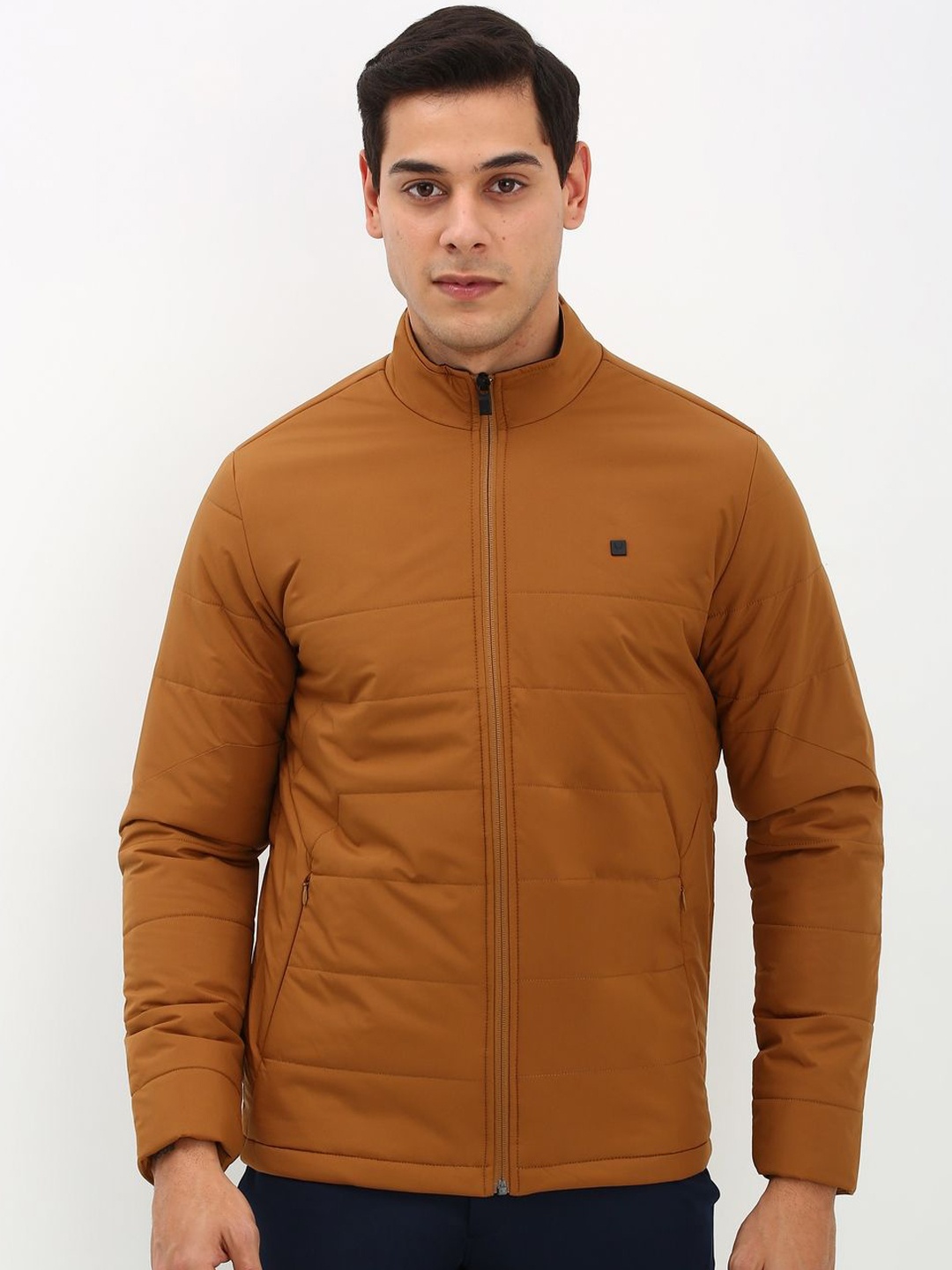 

Allen Solly Men Long Sleeves Sporty Jacket, Brown