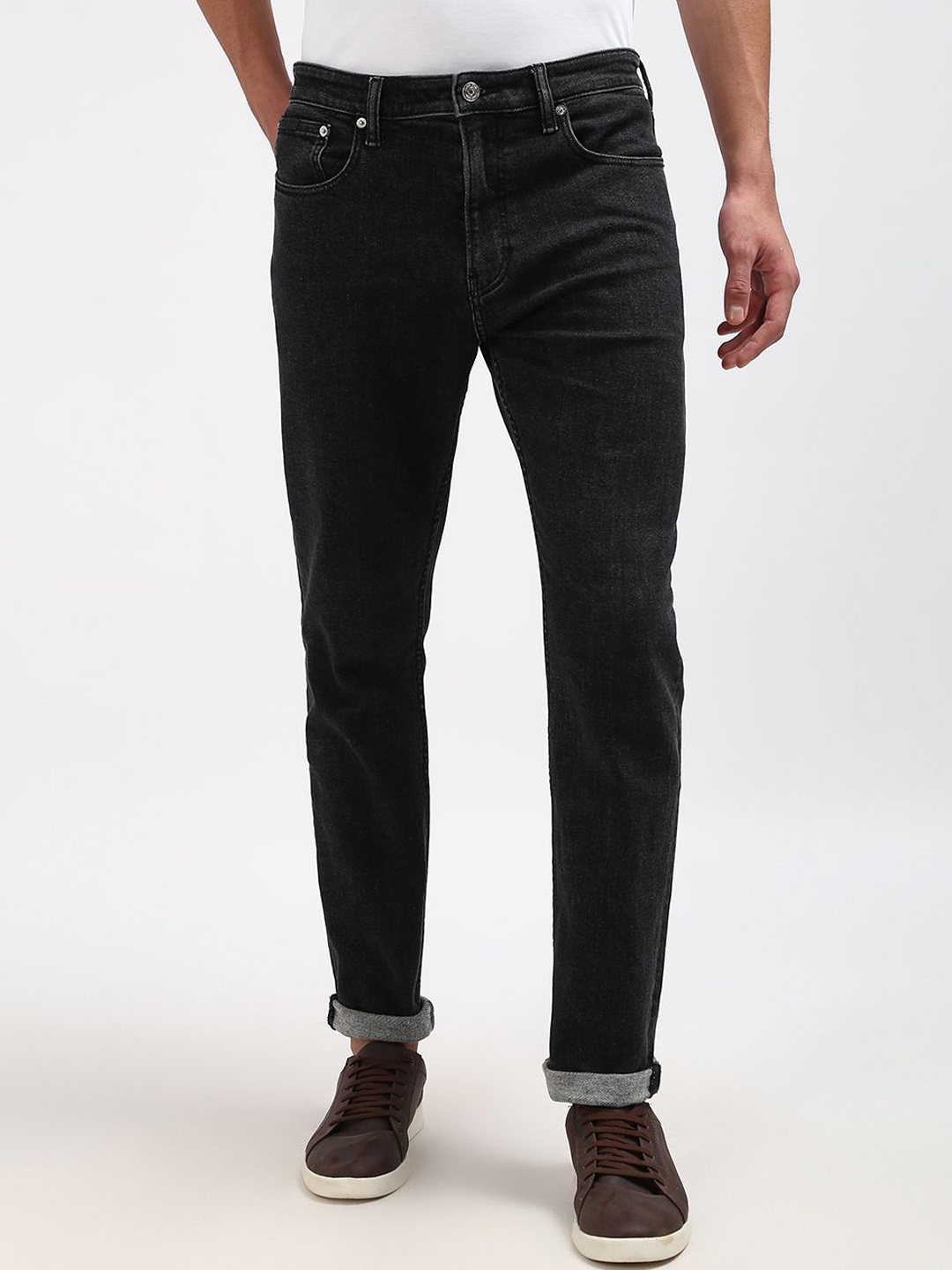 

Calvin Klein Jeans Men Straight Fit Jeans, Black