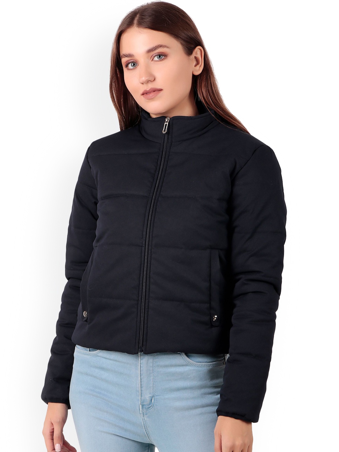 

Brazo Women Lightweight Crop Padded Jacket, Black