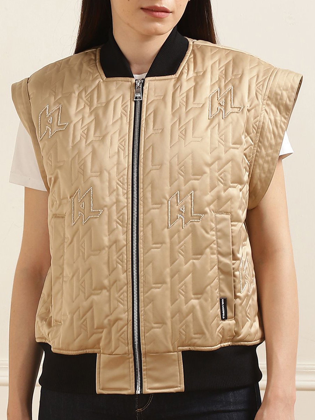 

Karl Lagerfeld Women Jacket, Beige