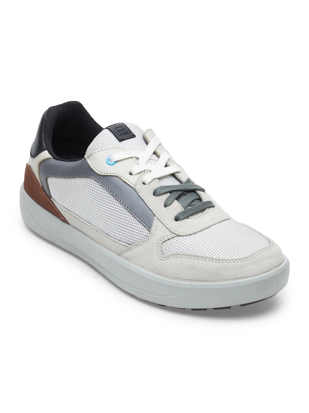 

ERGON Men Colourblocked Leather Sneakers, White