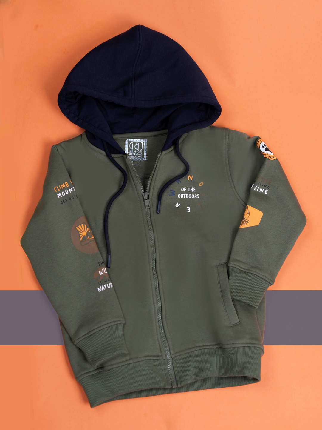 

Gini and Jony Boys Bomber Jacket, Green