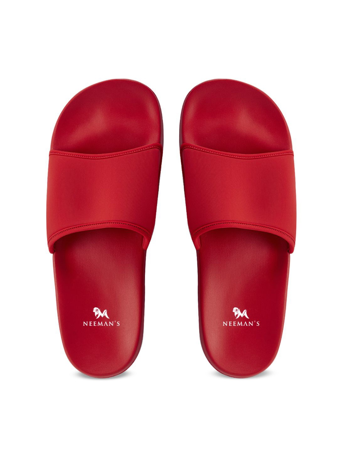 

NEEMANS Unisex Fabric Sliders, Red