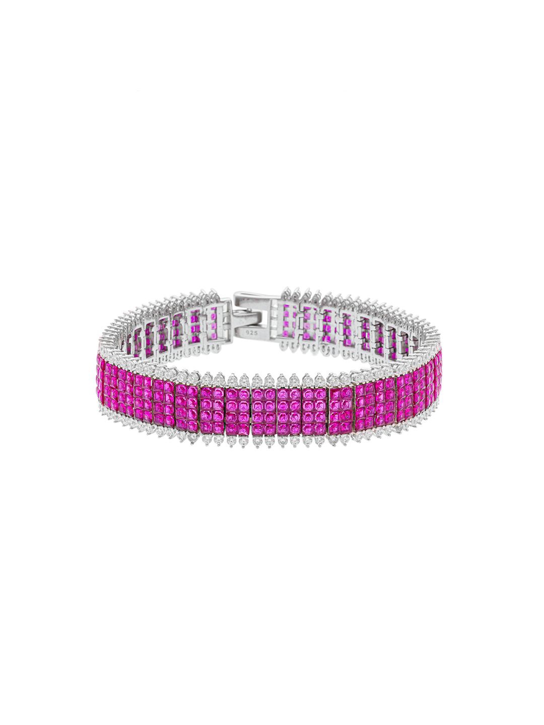 

MISS JO 92.5 Sterling Silver Rhodium-Plated Wraparound Bracelet