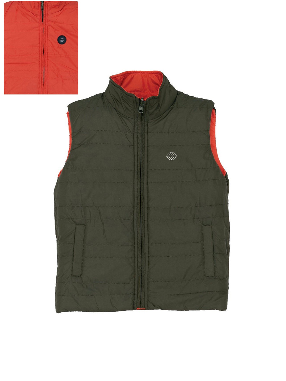 

Status Quo Boys Padded Jacket, Orange
