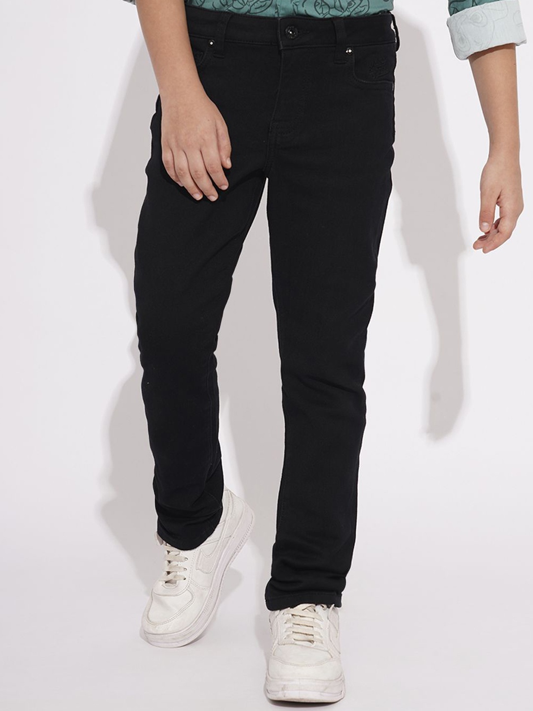 

Jack & Jones Junior Boys Clean Look No Fade Stretchable Jeans, Black