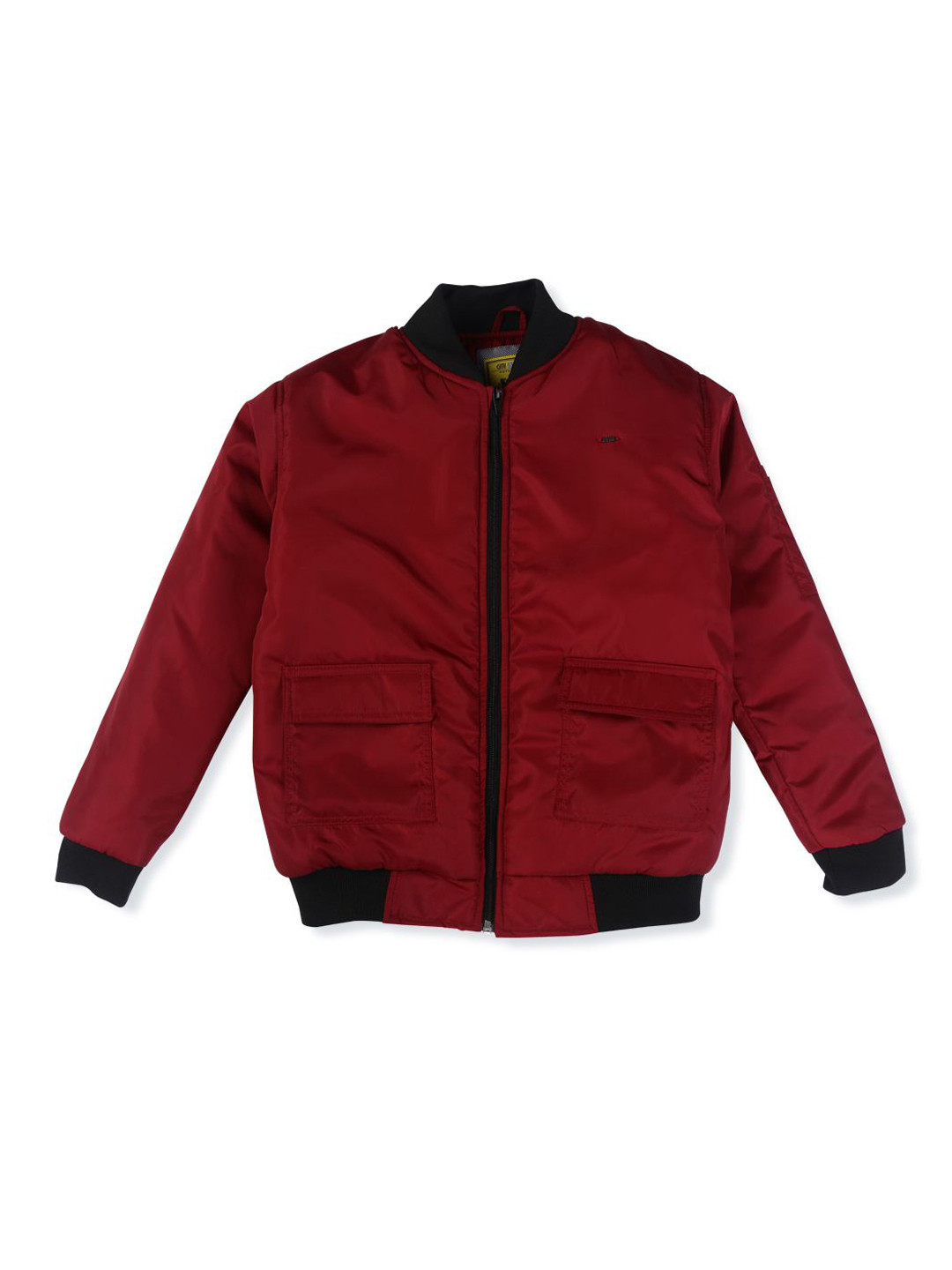 

Gini and Jony Boys Mandarin Collar Casual Tailored Jacket, Red