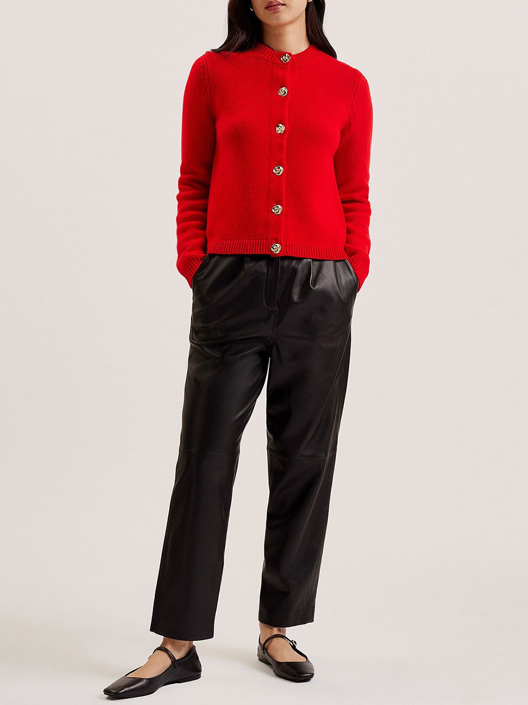 

Ted Baker Women Woollen Cardigan, Red