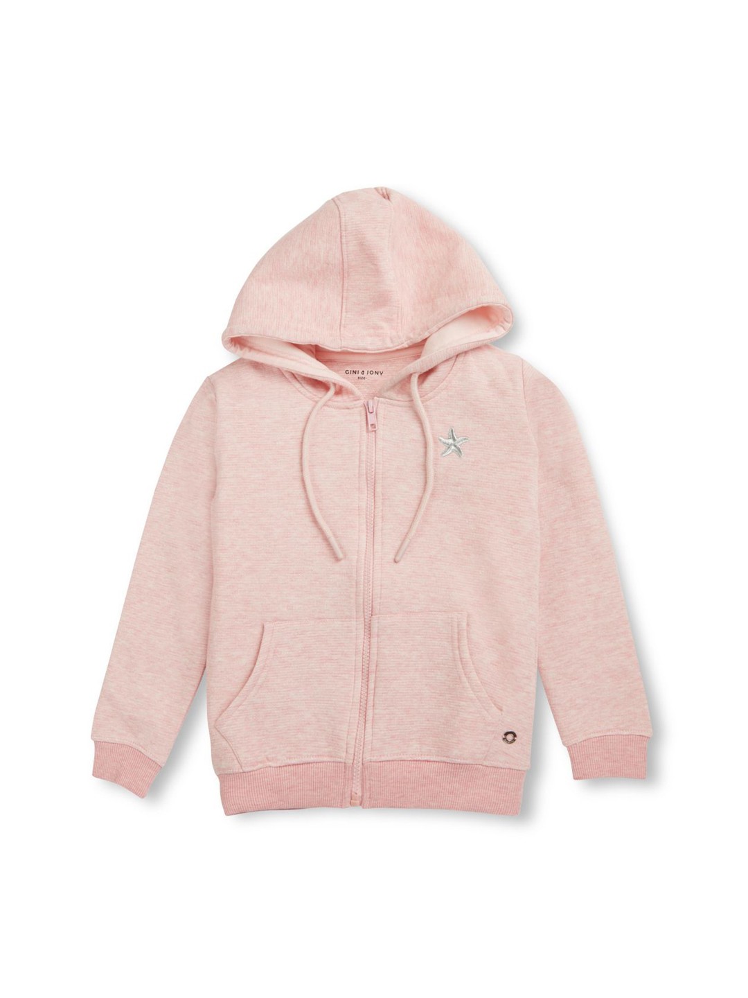 

Gini and Jony Girls Cotton Hooded Sweatshirt, Pink
