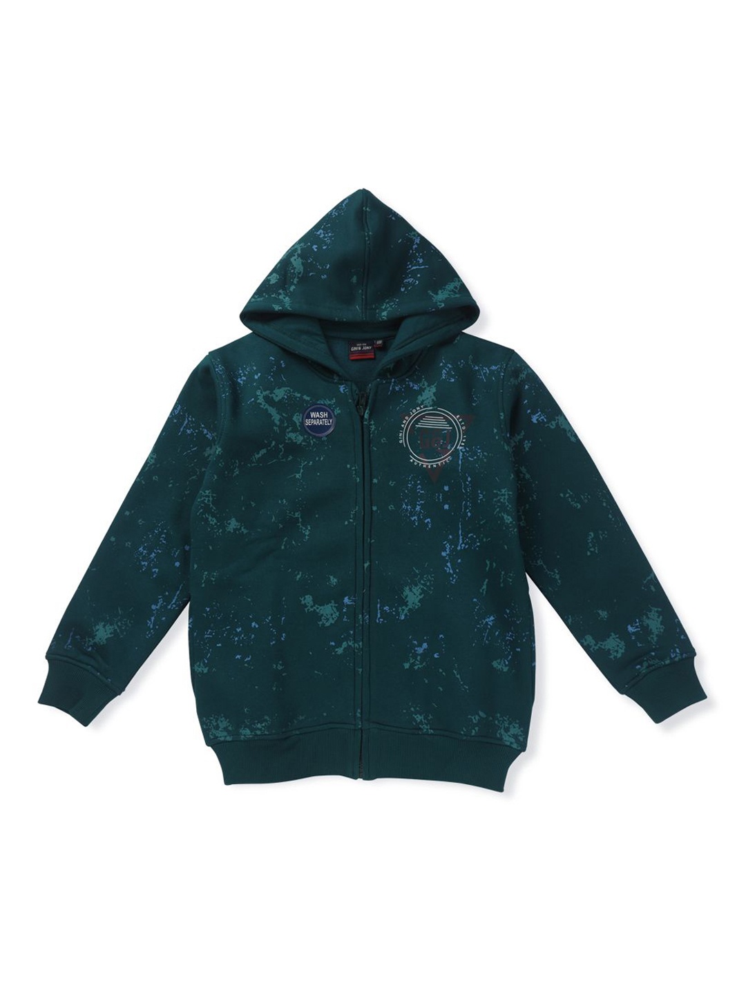 

Gini and Jony Boys Bomber Jacket, Teal