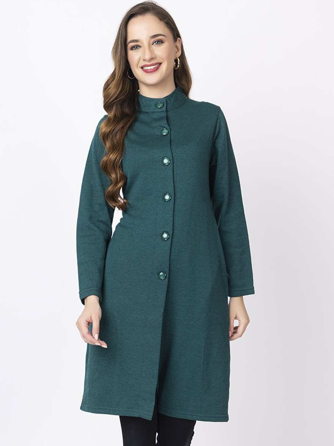 

KEIKO Women Longline Cardigan, Green