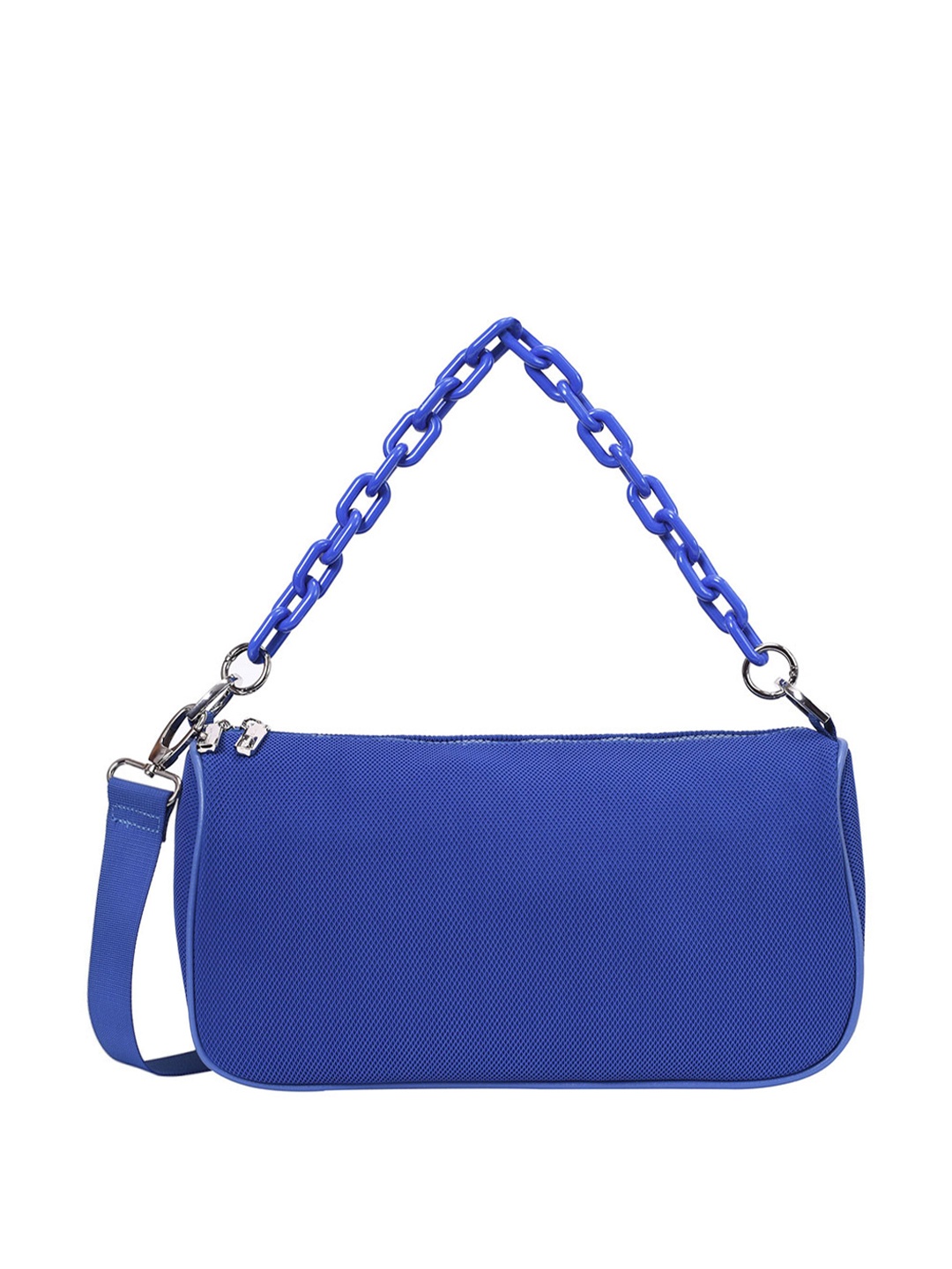 

Lino Perros Textured Structured Shoulder Bag, Blue