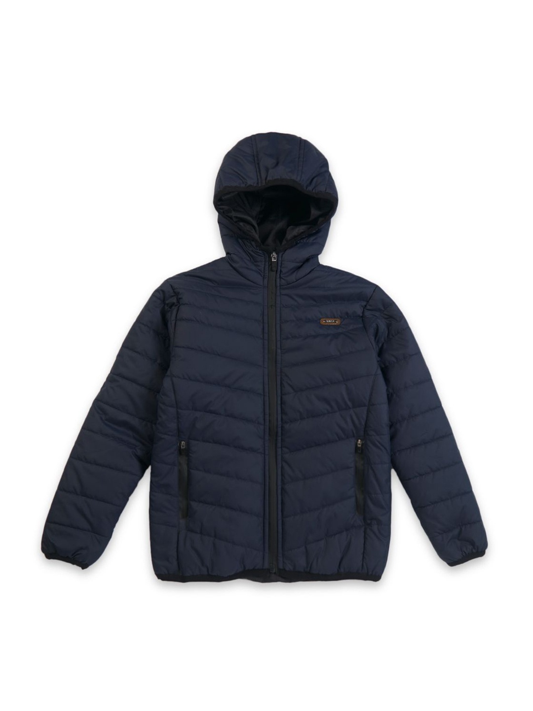 

Gini and Jony Boys Winter Hooded Puffer Jacket, Navy blue