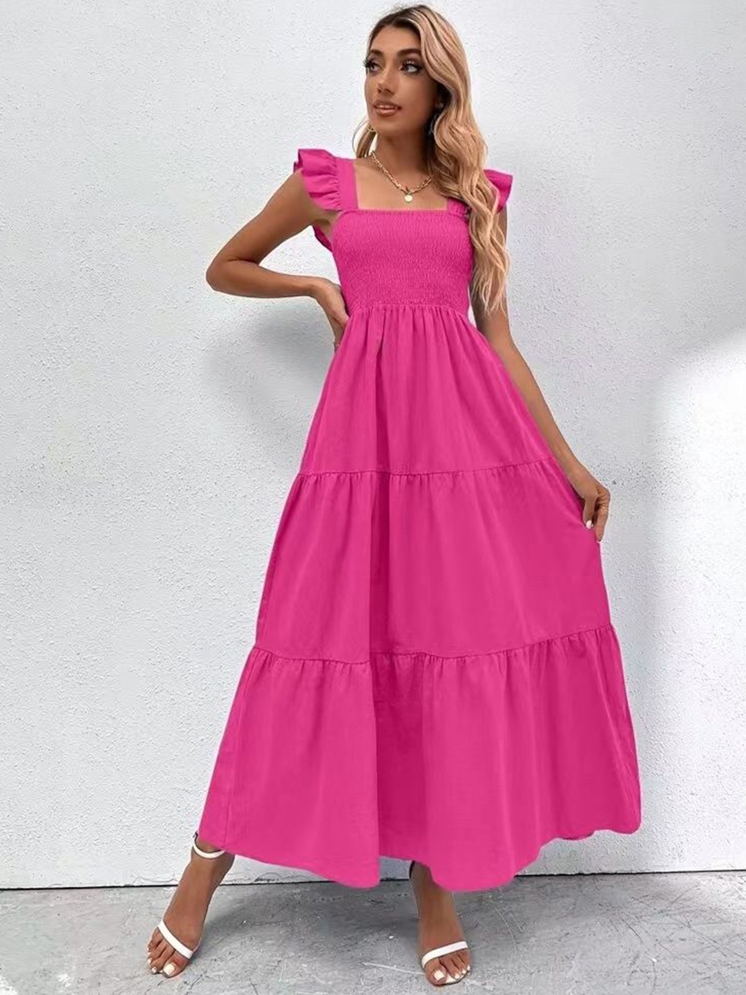 

HERE&NOW Maxi Dress, Fuchsia