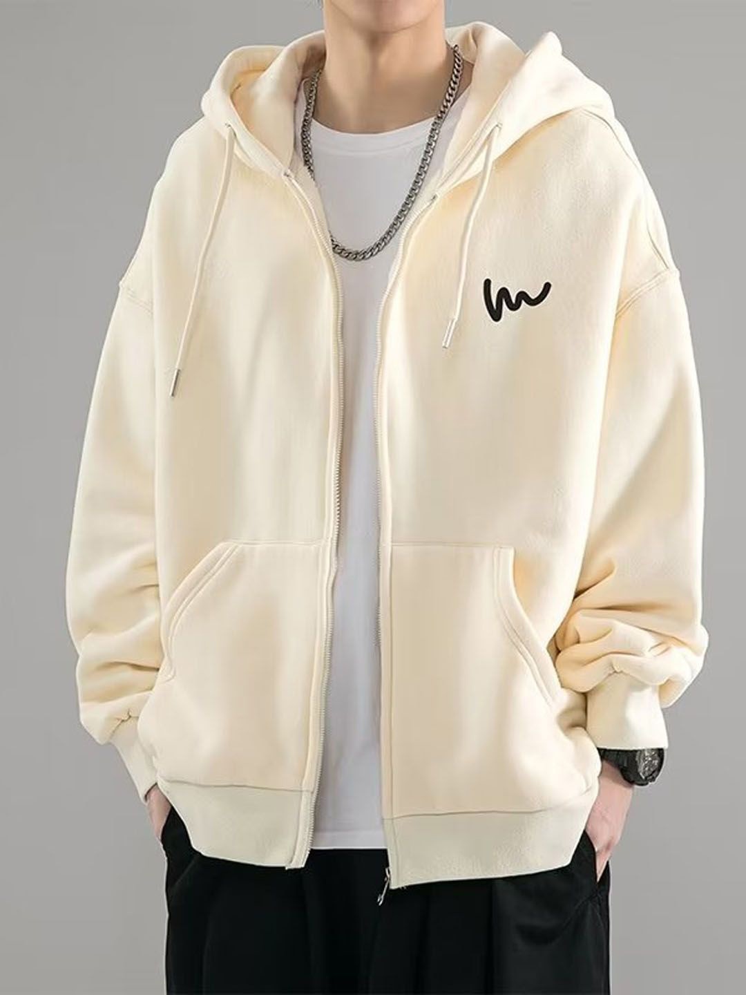 

StyleCast Men without Longline Tailored Jacket, Beige