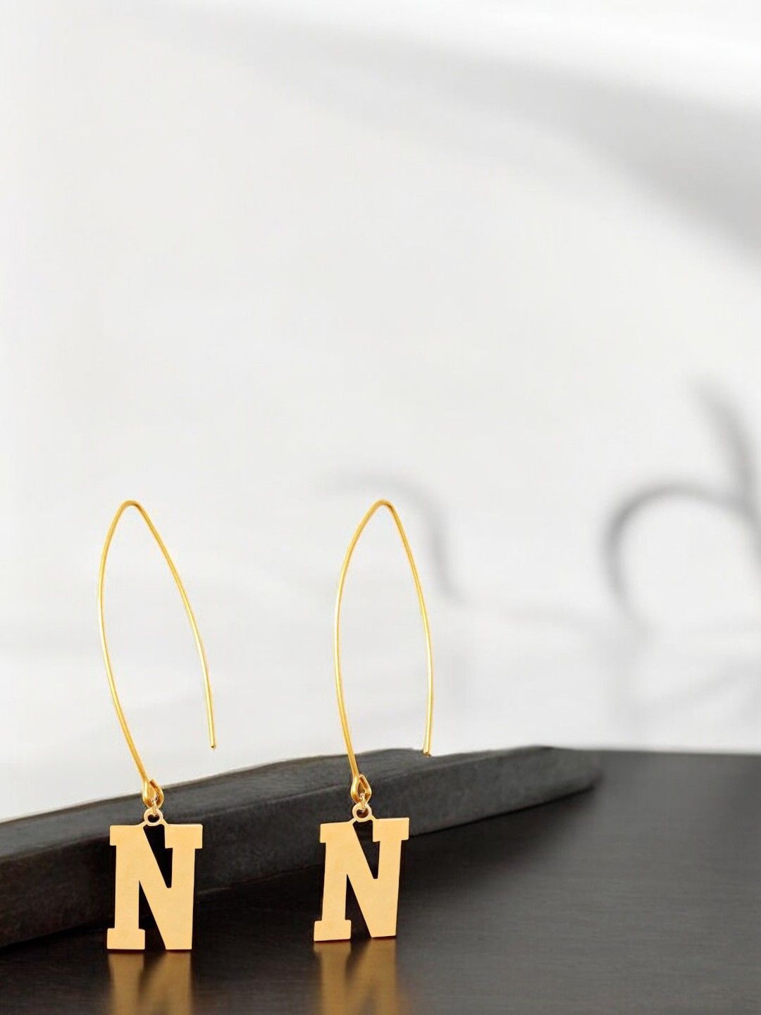 

Goldnera Gold-Plated Brass Contemporary Drop Earrings