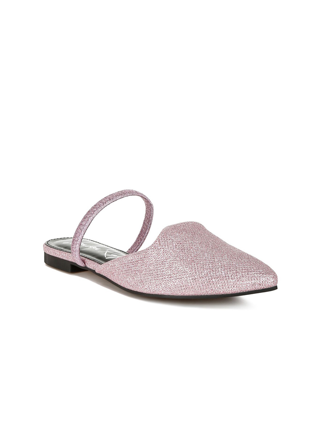 

London Rag Women Solid Leather Slip-On Sneakers, Pink