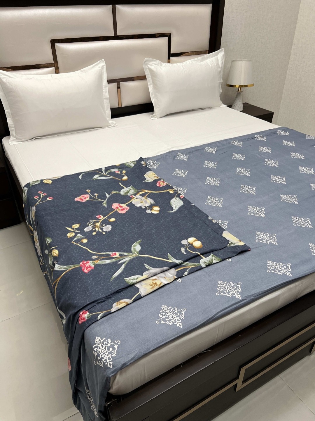 

Pure Decor King Size Comforter Blanket for Double Bed 2.23 m x 2.36 m, Blue