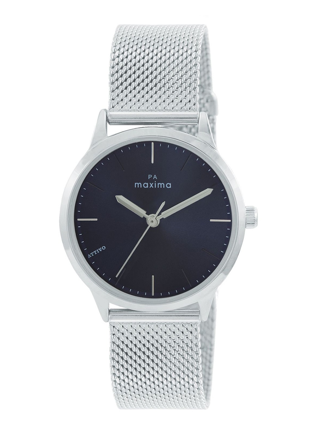 

maxima Women Dial & Stainless Steel Straps Analogue Watch 66490CMLI, Blue