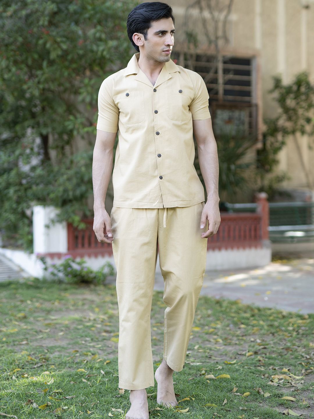 

Tistabene Short Sleeves Shirt & Trouser Co-Ords, Yellow