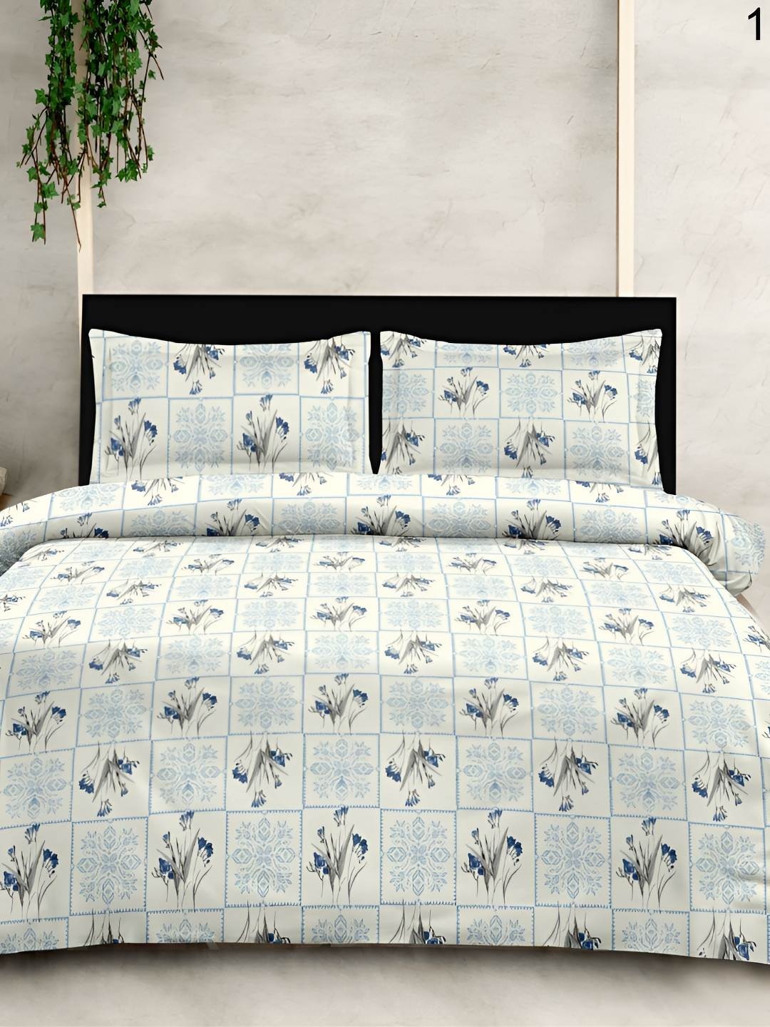 

Sleeping Owls- because your sleep matters Green 210 TC King Bedsheet with 2 Pillow Covers