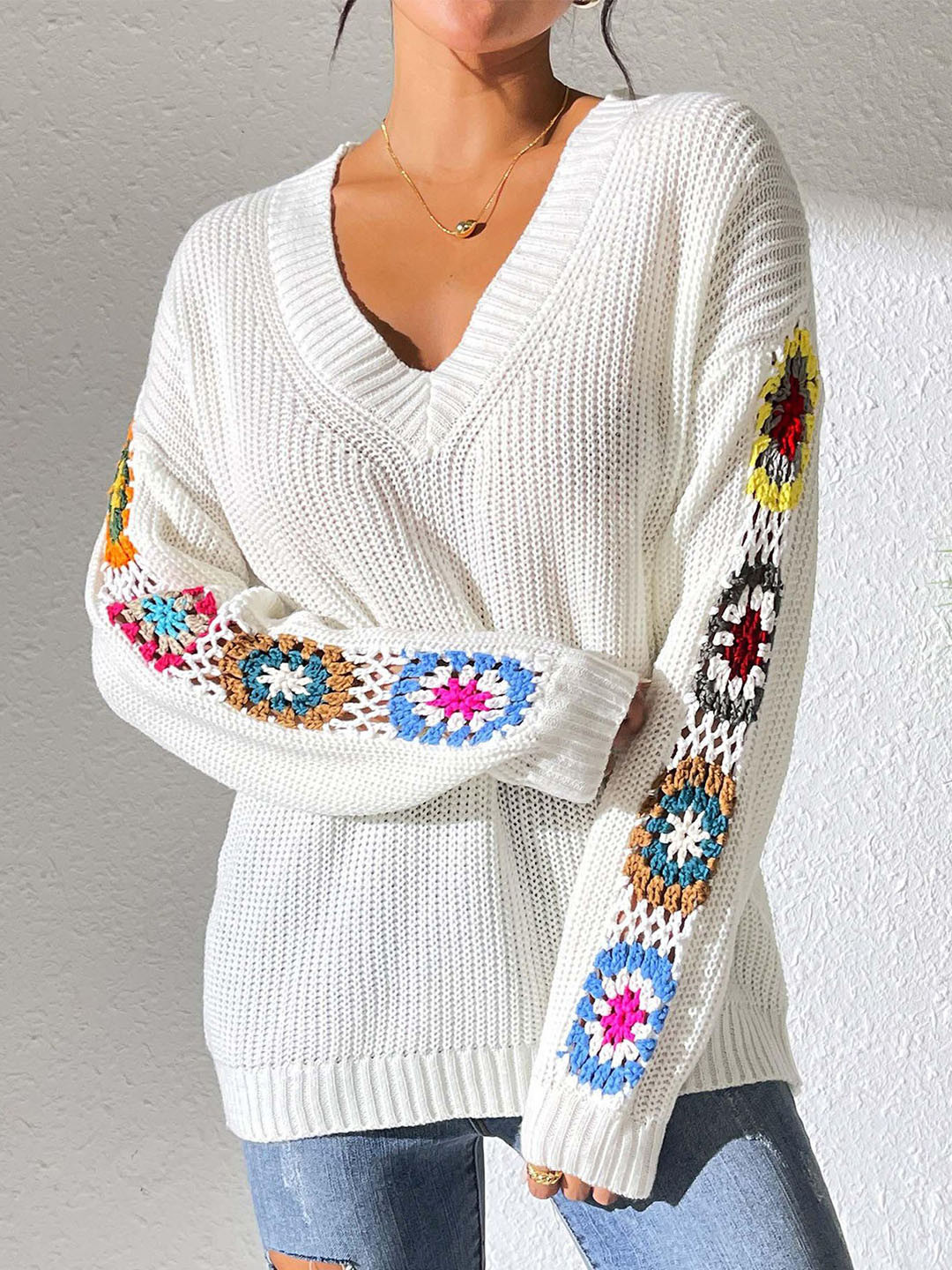 

StyleCast x Revolte Women Pullover Sweater, White
