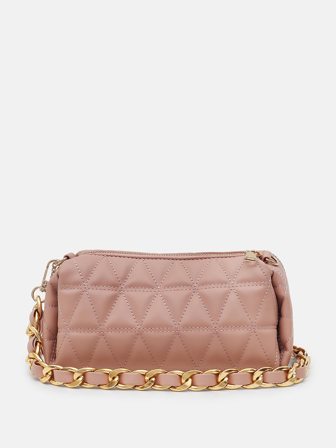

Kazo Structured Handheld Bag with Quilted, Pink