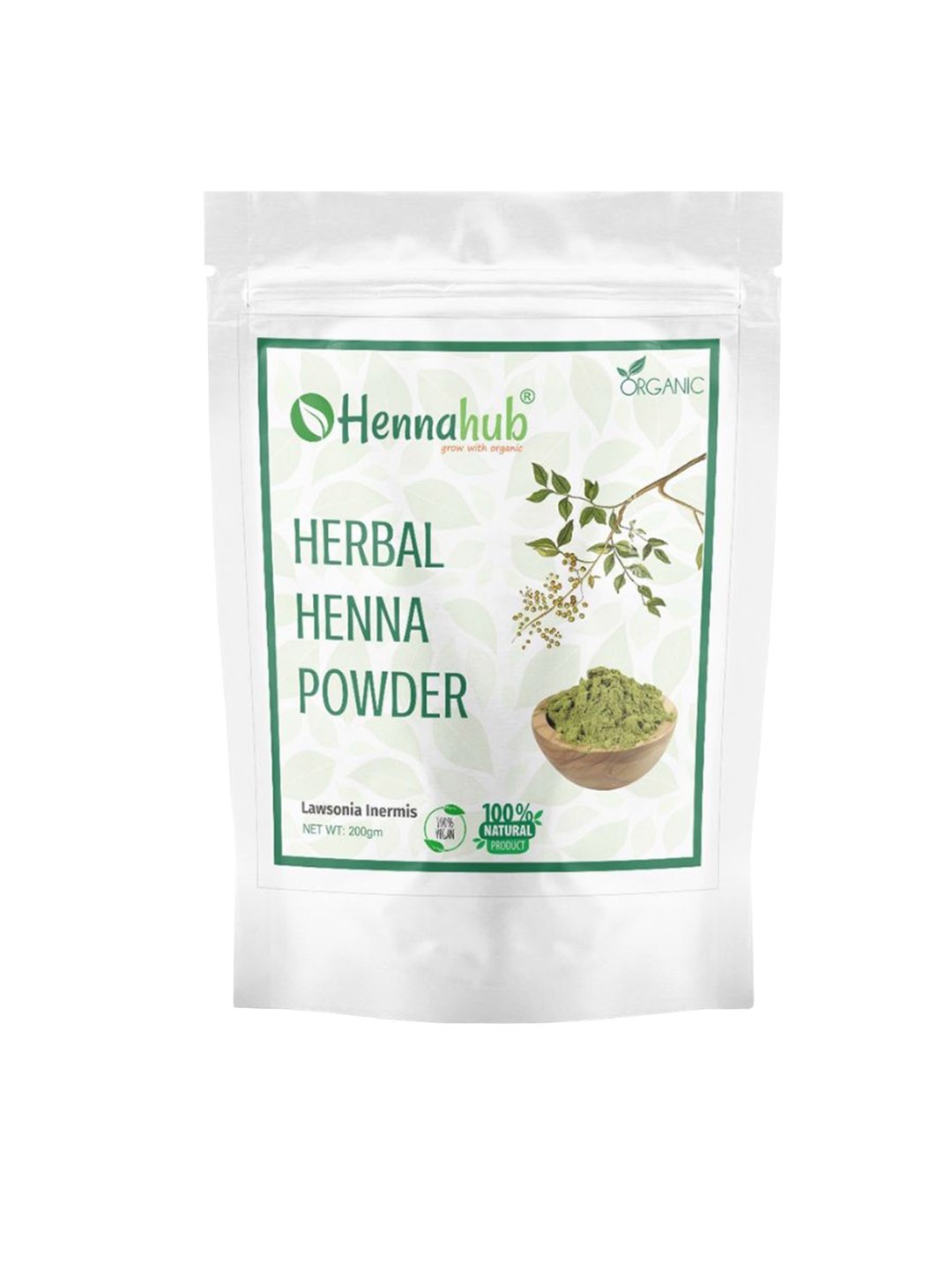 

HENNAHUB Herbal Henna Blend For Natural Hair Color & Deep Conditioning-200g, Green