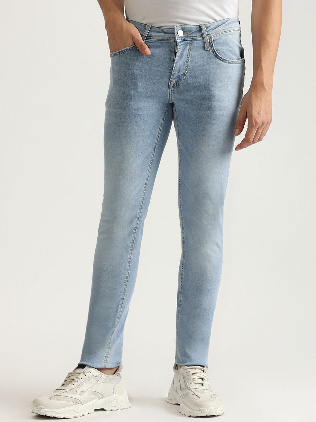 

Antony Morato Men Super Skinny Fit Jeans, Blue