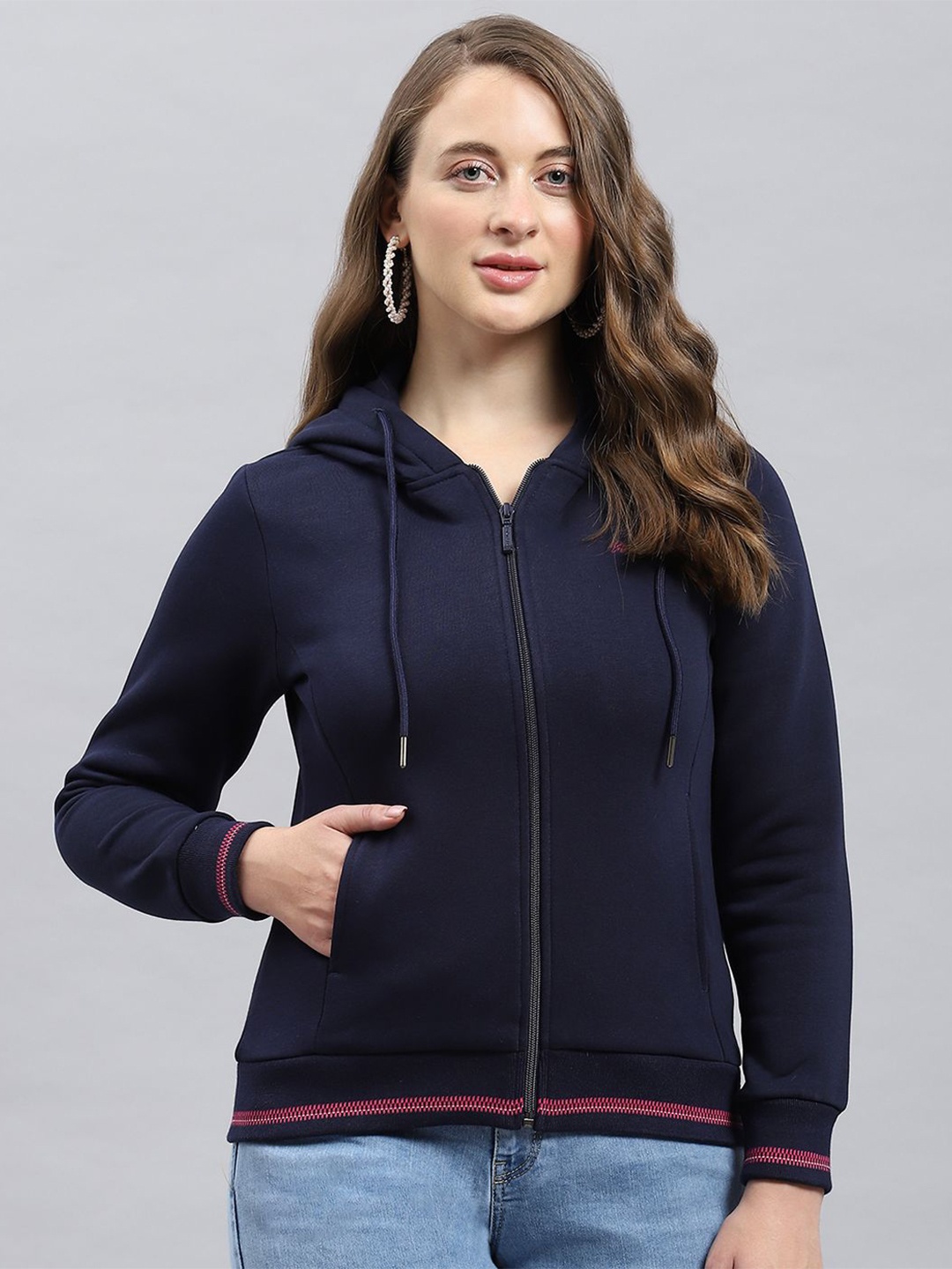 

Monte Carlo Women Hooded Sweatshirt, Navy blue