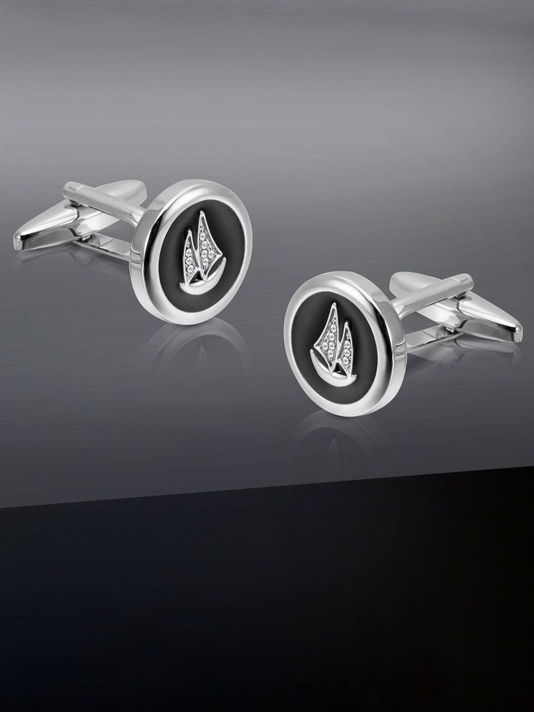 

Peora Men Fashion Cufflink, Silver